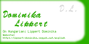 dominika lippert business card